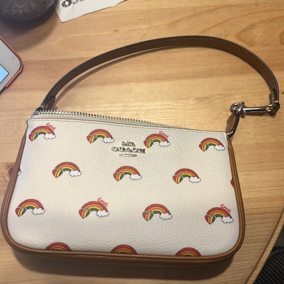 Coach small shoulder bag with Rainbow Print - Picture 9 of 9